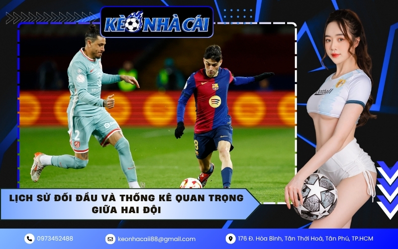 Lịch sử đối đầu và thống kê quan trọng giữa hai đội