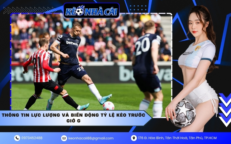 Thông tin lực lượng và biến động tỷ lệ kèo trước giờ G